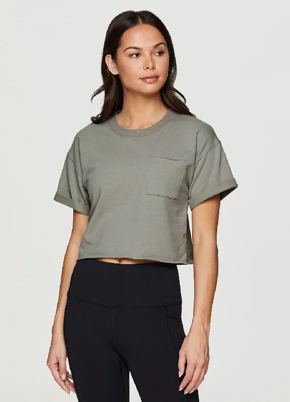 Organic Cotton Everyday Cropped Tee