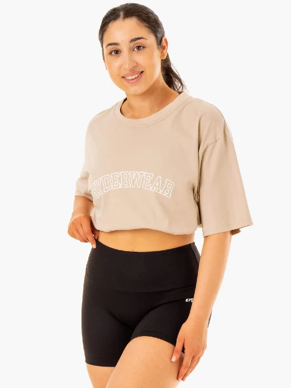 Oversized T-Shirt - Sandstone