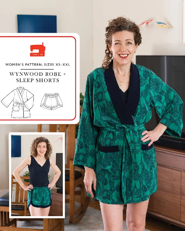 PDF Pattern - Wynwood Robe + Sleep Shorts | Liesl + Co