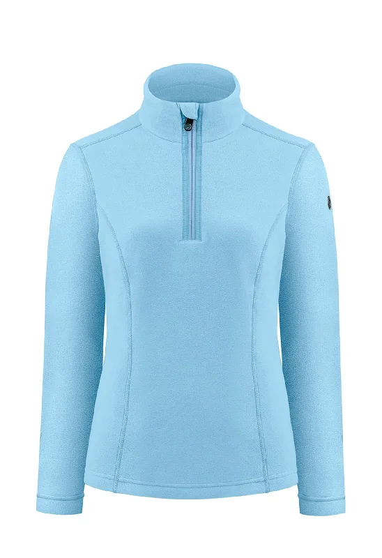 Poivre Blanc Micro Fleece Sweater in Blue