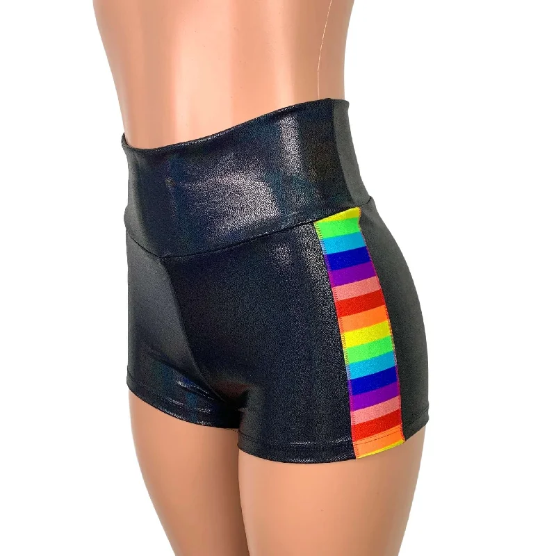 Rainbow Pride Booty Shorts