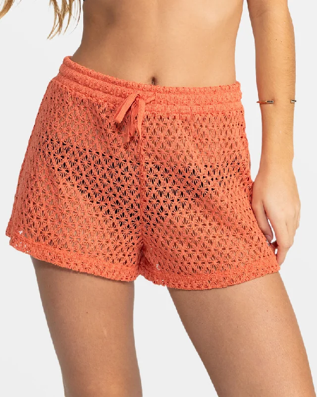 Roxy Sunset Riders Shorts-Apricot Brandy