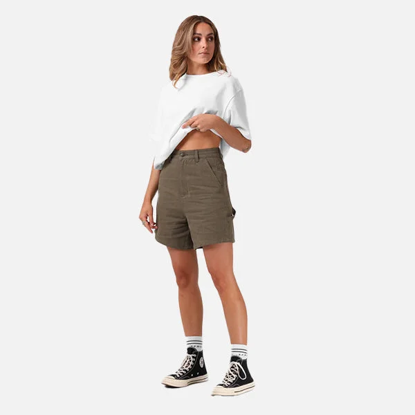 RPM Hemp Work Short - Washed Olive