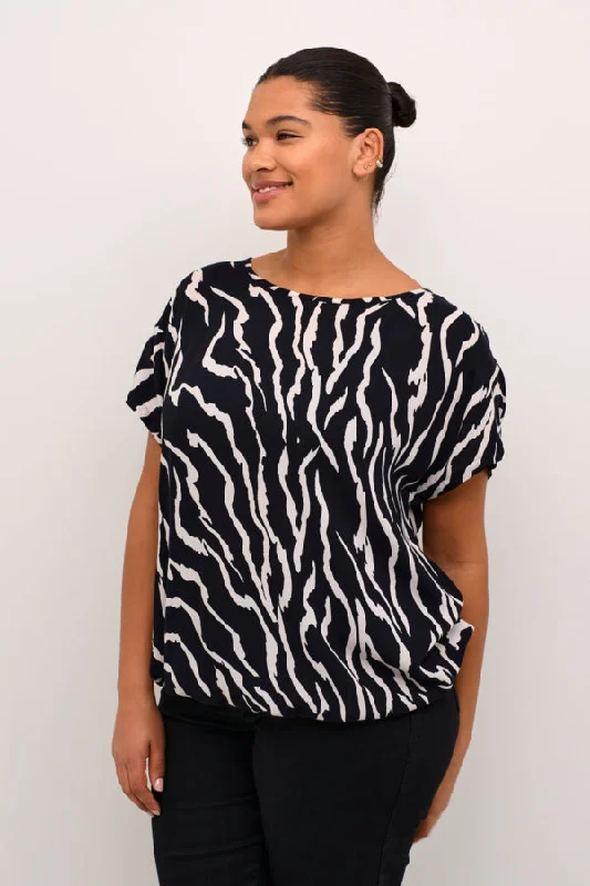 Shirt mit coolem Zebradruck