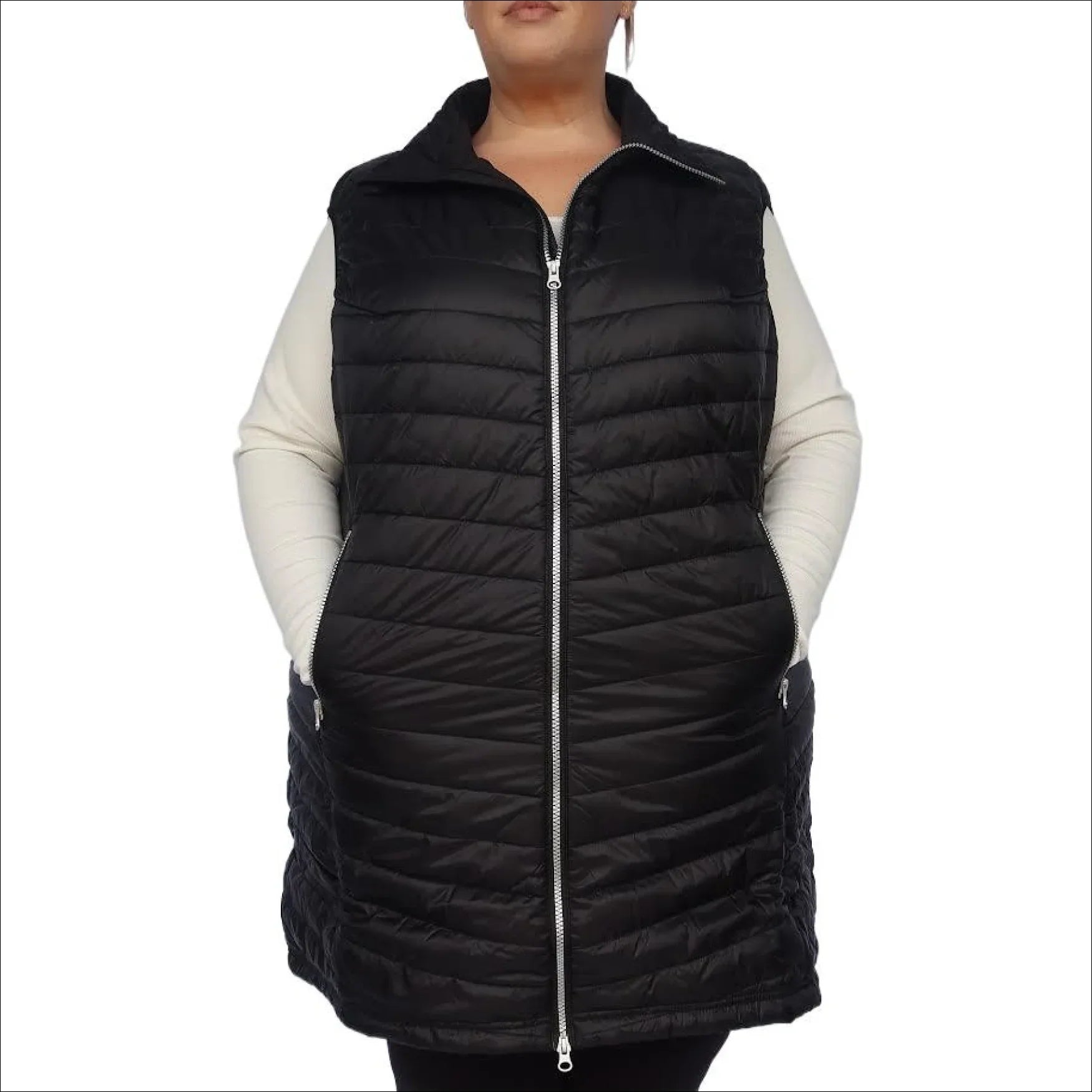 Women’s Plus Size Pristine 1X-6X Long Insulated Vest