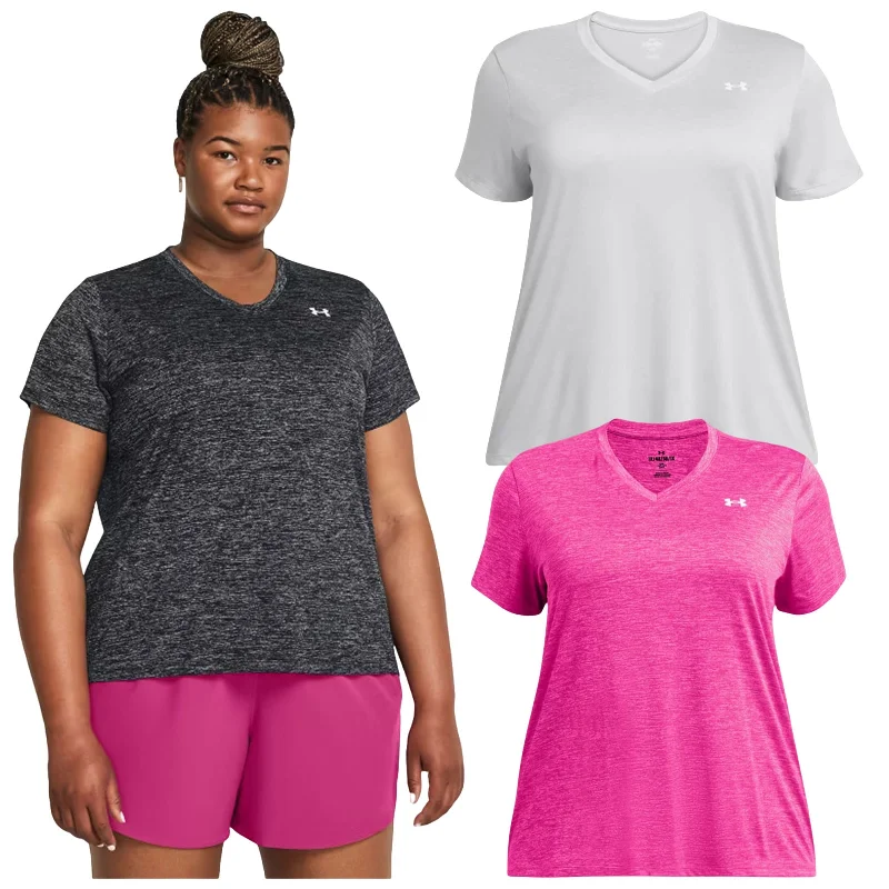 Under Armour Ladies Plus Size Tech Twist T-Shirt