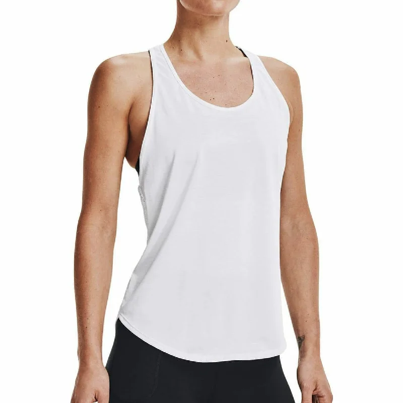 Under Armour Tech Vent Womens Training Vest Tank Top - White