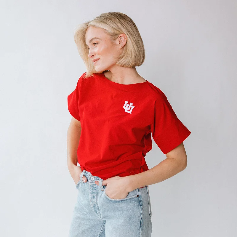 Utah Boss Tee, Crimson