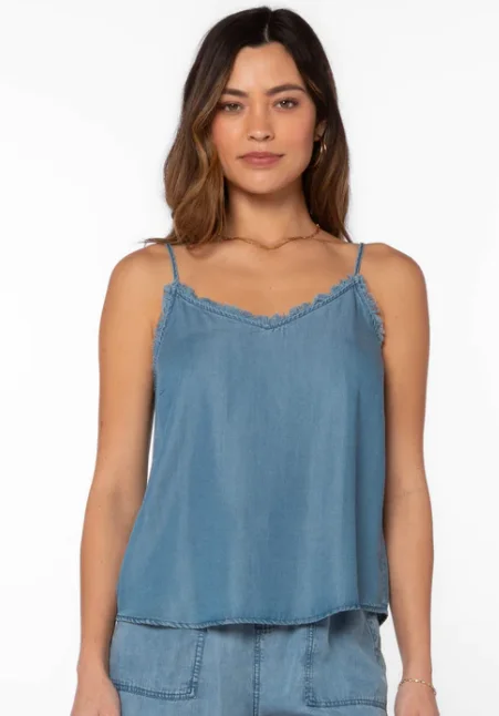 Victory Tencel Blue Tank Top