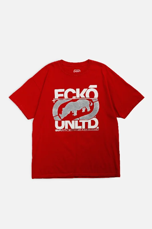 women's t-shirts comfortable fabric -Vintage Ecko Tee - L