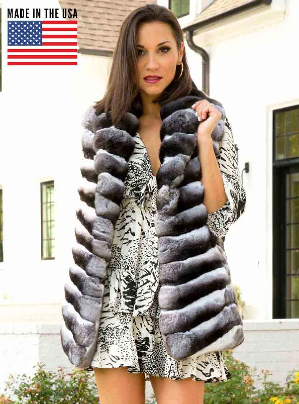 USA Made Chinchilla Fur Vest