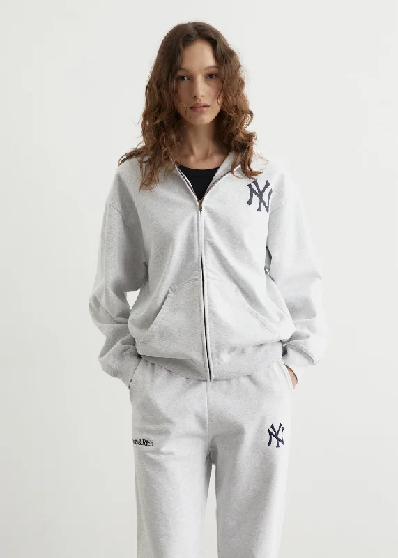 Yankees Serif Zip Hoodie