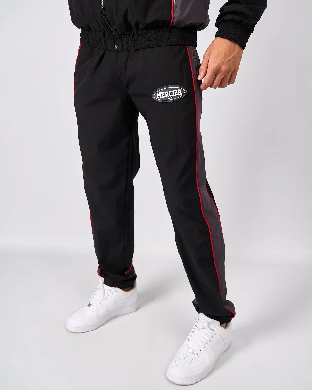 Black Grey Maison Racer Track Pants