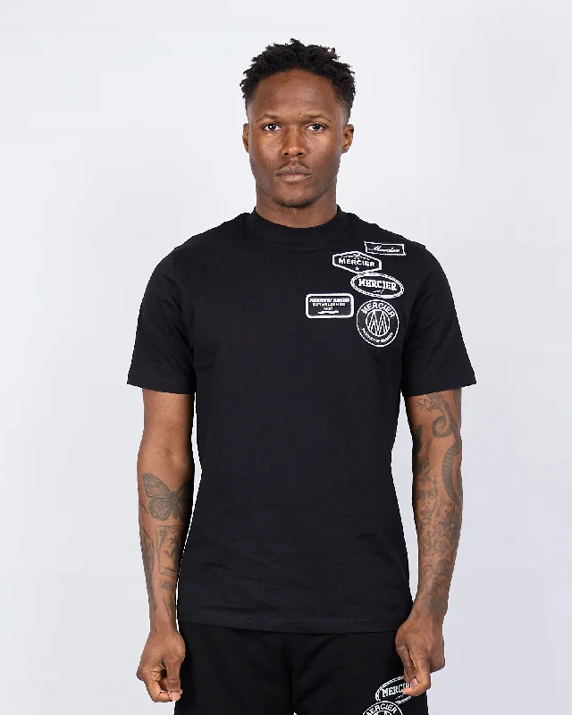 Black Mono Badge Mercier Tshirt