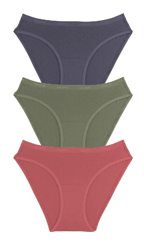 Cotton Bikini Brief Solid Pack of 3