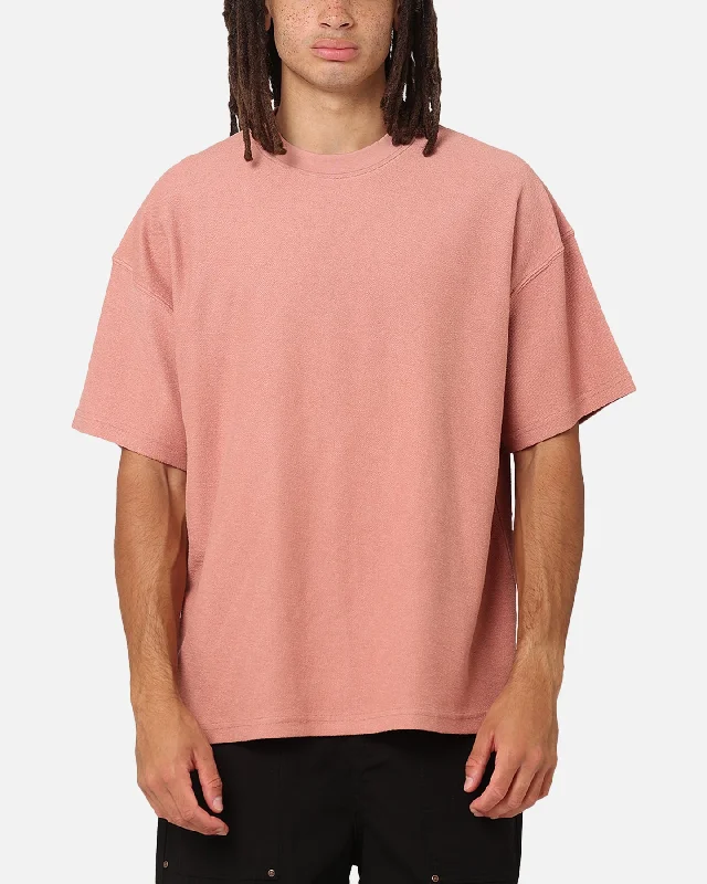 Carre Terry Oversized T-Shirt Rose