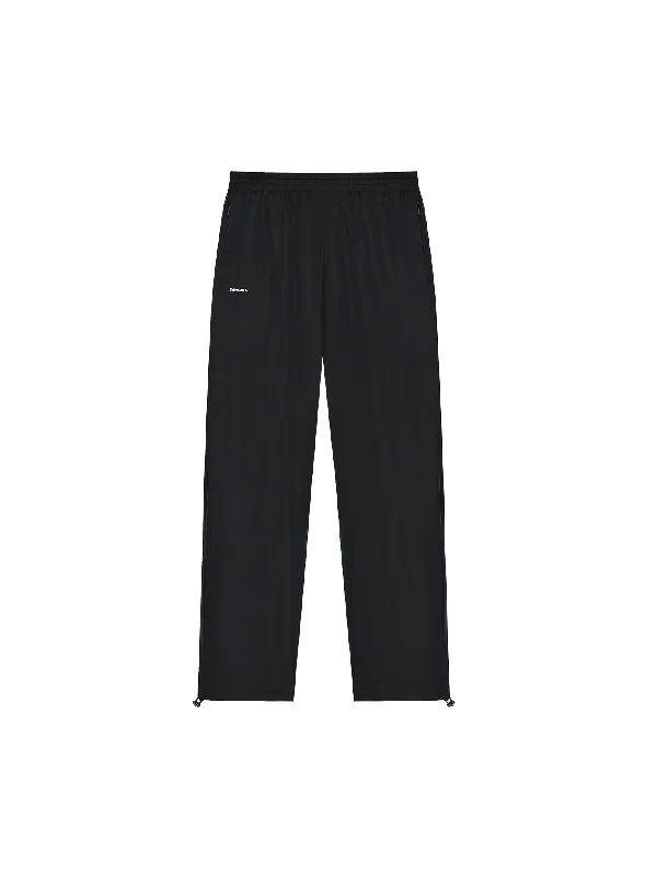 Mens DNA Recycled Nylon Track Pants—black