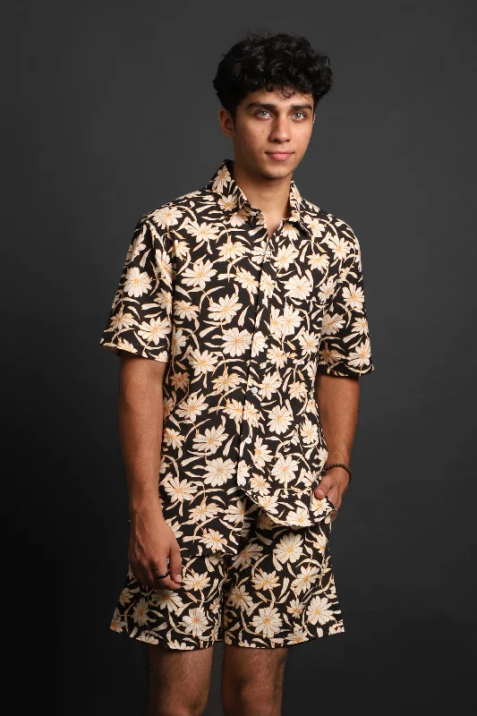 RDKLU-Men's Cotton Printed Co-Ord Set#17