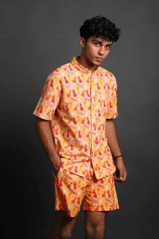 RDKLU-Men's Cotton Printed Co-Ord Set#18