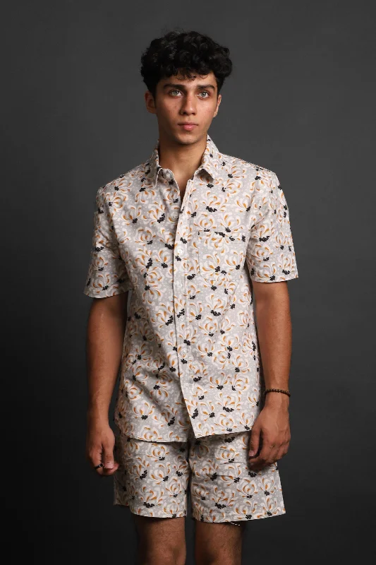 RDKLU-Men's Cotton Printed Co-Ord Set#19