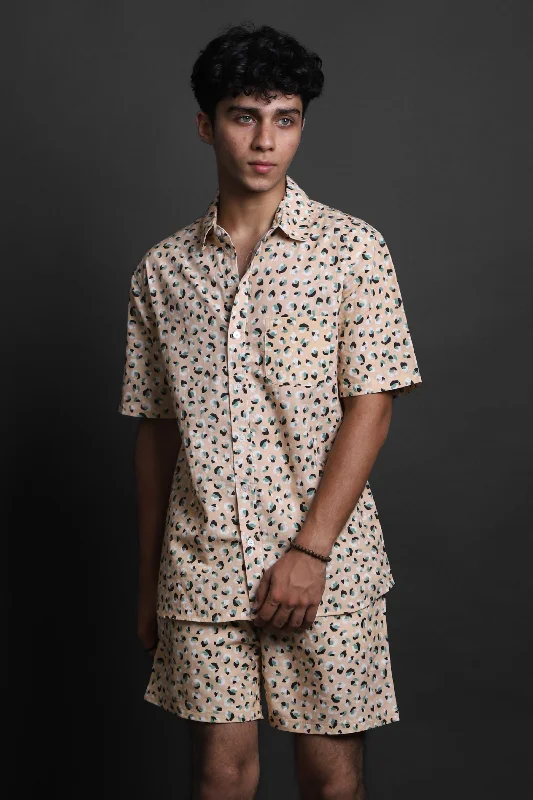 RDKLU-Men's Cotton Printed Co-Ord Set#21