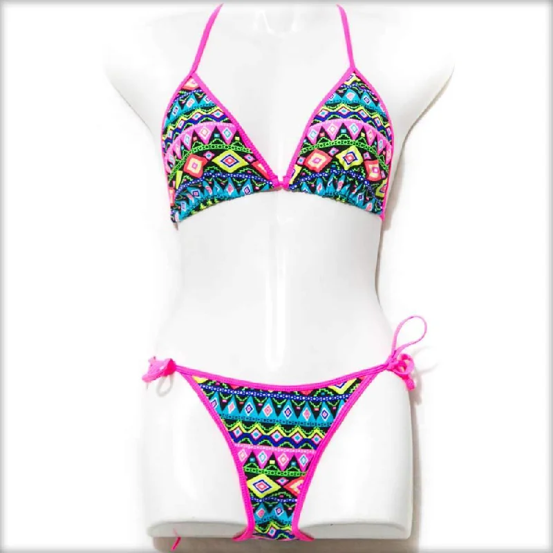 Multi Triangle Bikini Set