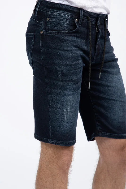 N.S-DENIM SHORT PANTS-BLUE DEP