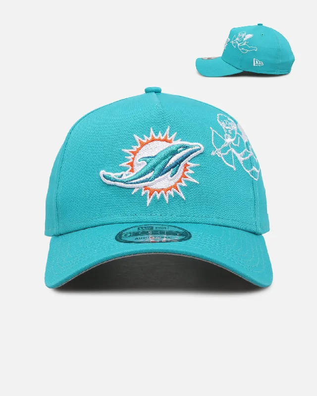 New Era Miami Dolphins 'Cherub Official Team Color' 9FORTY A-Frame Snapback Teal