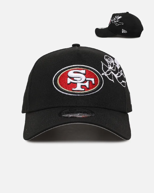 New Era San Francisco 49ers 'Cherub Official Team Color' 9FORTY A-Frame Snapback Black