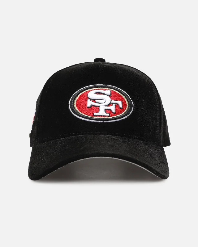 New Era San Francisco 49ers 'Velvet Official Team Color' 9FORTY A-Frame Snapback Black