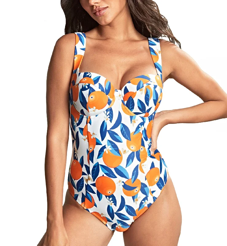 Panache Monica Balcony Underwire Swimsuit (SW1850) - Sicily Print