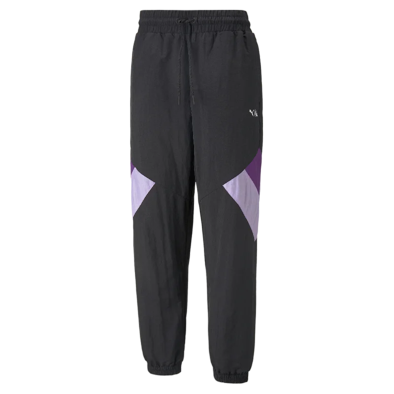 PUMA x LAUREN LONDON Woven Women's Pants - Black/Purple