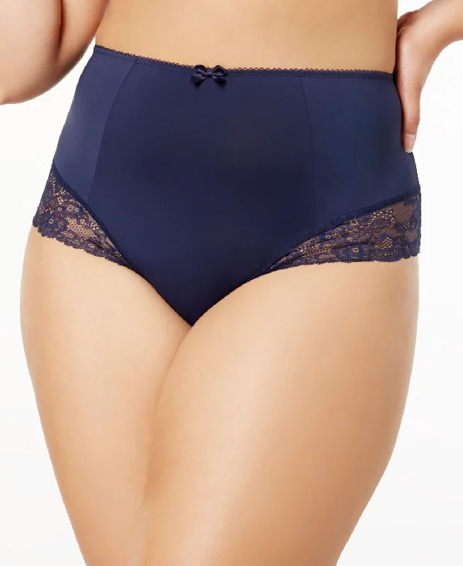 Sculptresse By Panache Sasha Lace-trim Microfiber Brief 9502 Ink