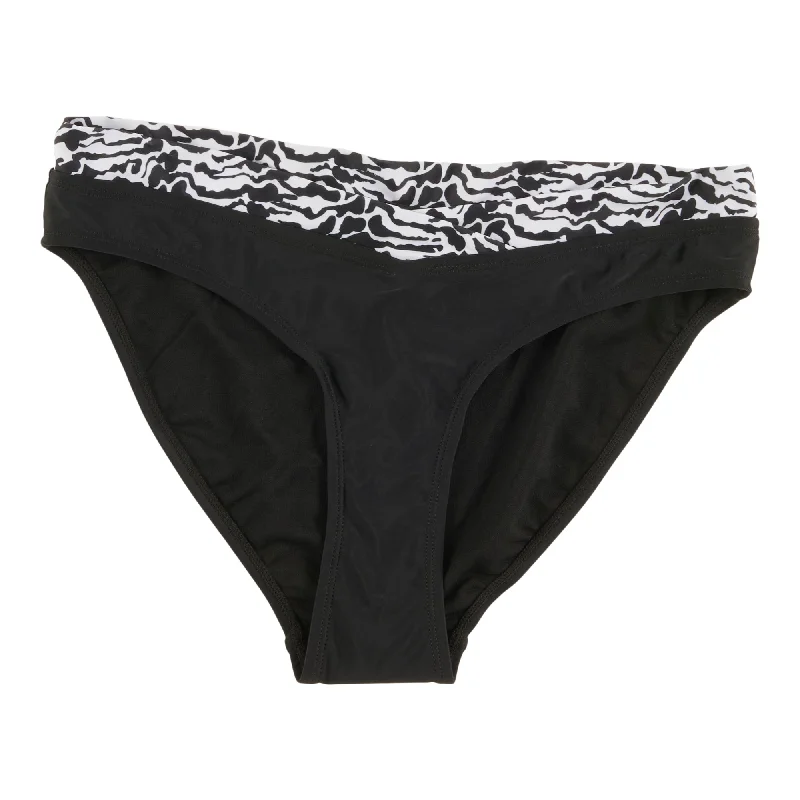 ACX Active Women's Bikini Bottom, Black and White