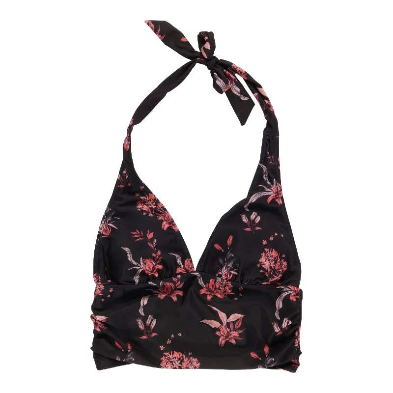 ACX Active Women's Coral Floral Bikini Top