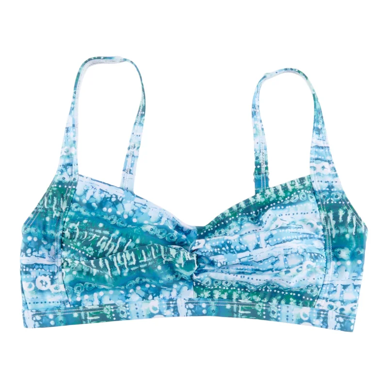 ACX Active Women's Festival Printed Denim Bikini Bra Top