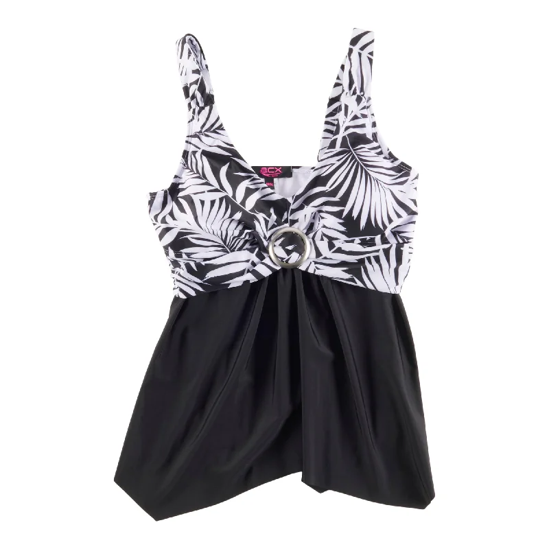 ACX Active Women's Festival Tankini, Black and White