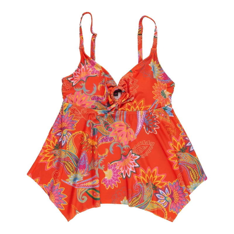 ACX Active Women's Paisley Tankini Top