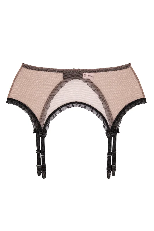 Amelie nude garter belt