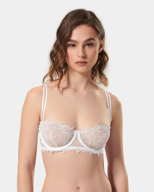 Audrey Wired Bra White