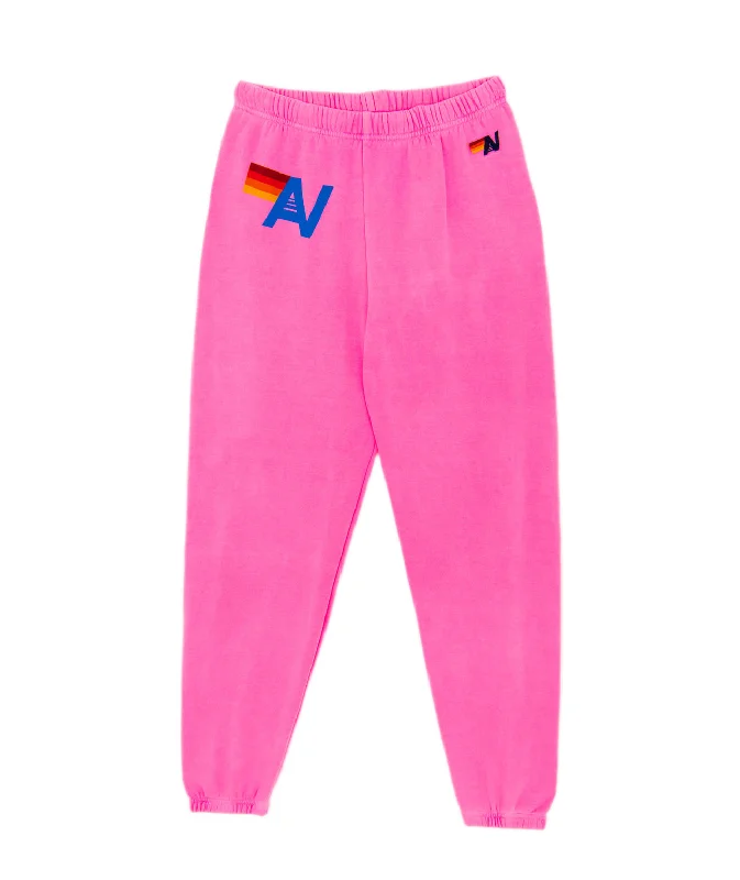 AVIATOR NATION Neon pink SWEATPANTS