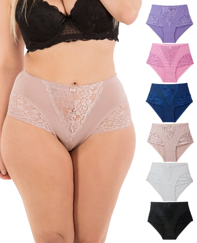 Light Control Full Coverage Girdle Panties(6 Pack)