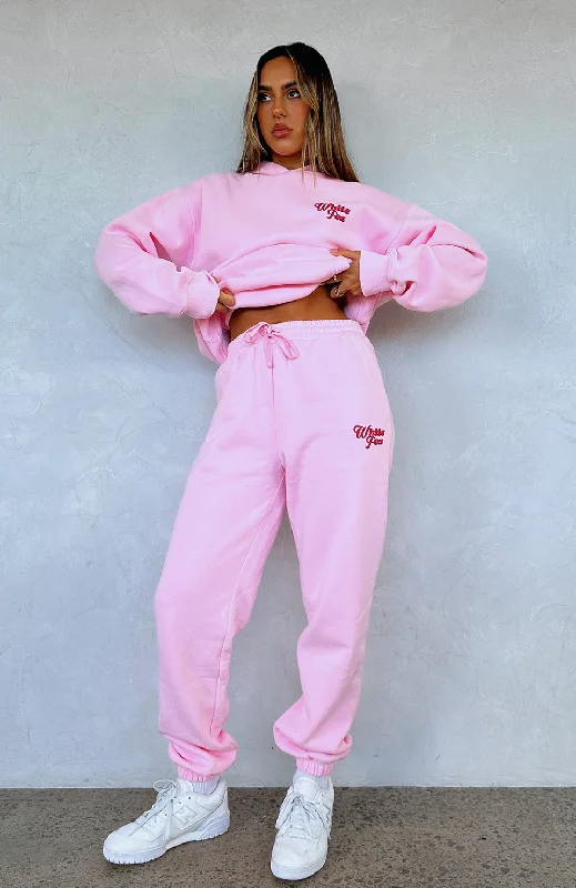 Be There For You Sweatpants Pink