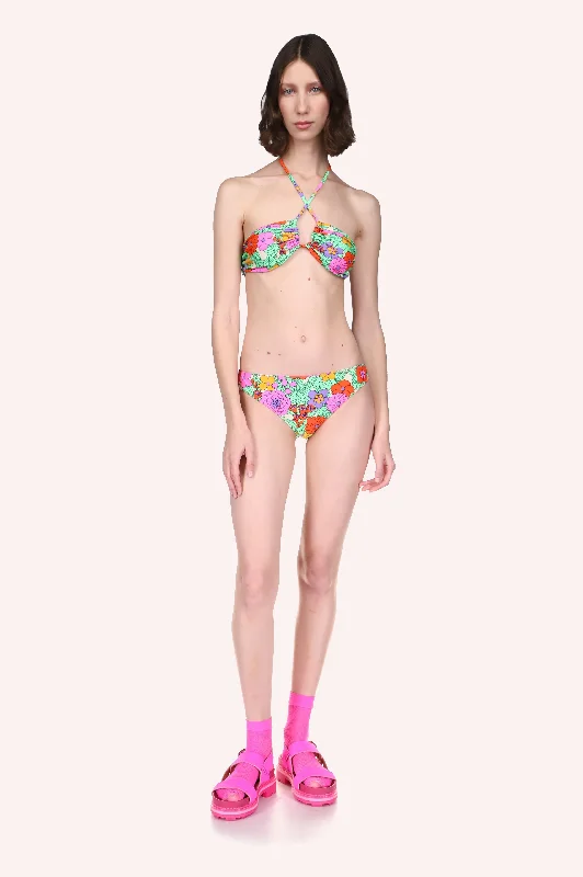 Beckoning Blossoms String Bikini Set