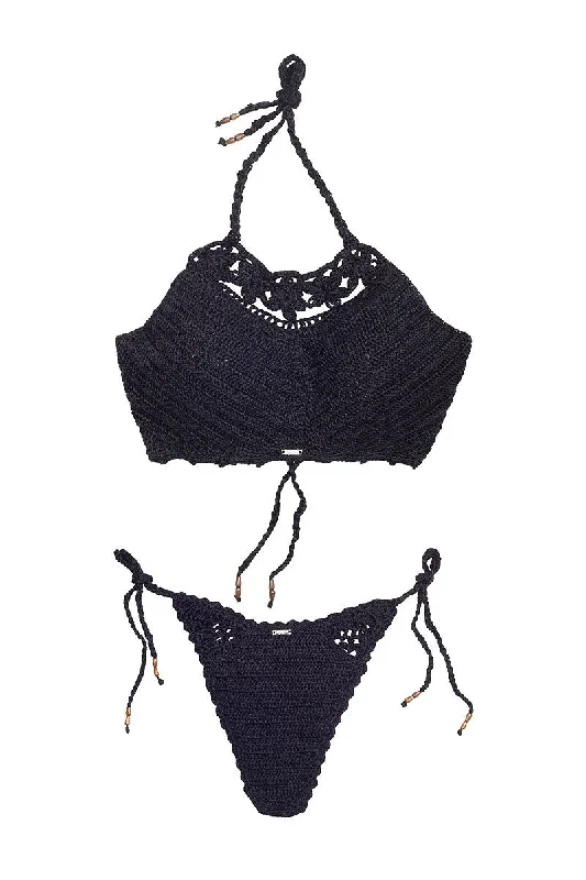 BIKINI SET CARAO PASIFLORA - BLACK