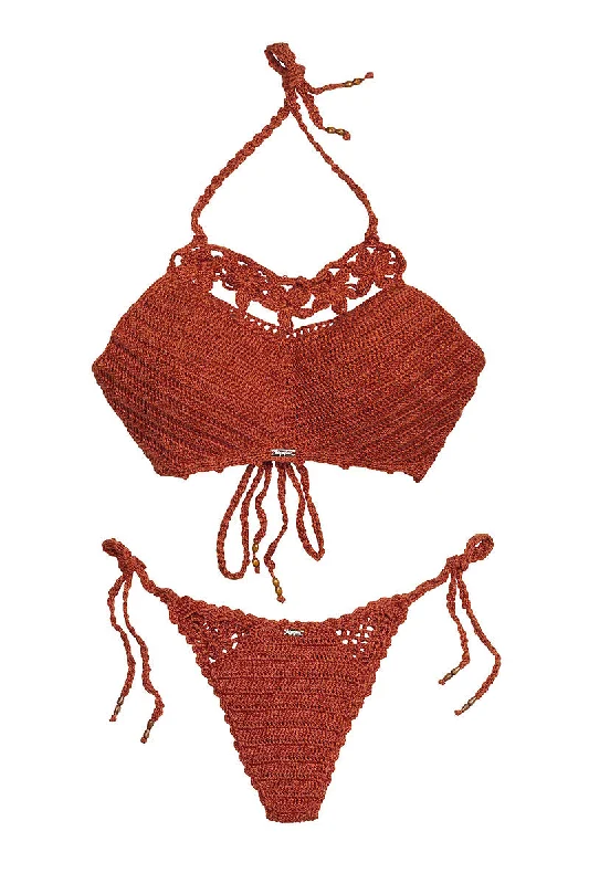 BIKINI SET CARAO PASIFLORA - CLAY