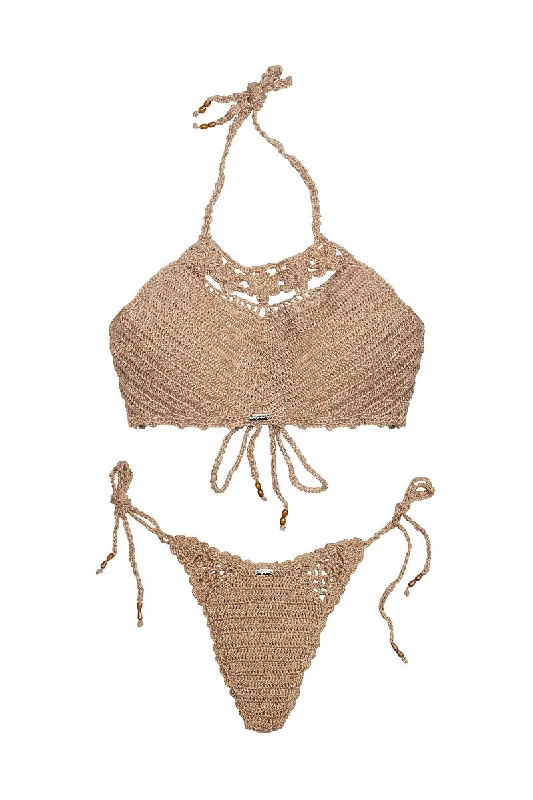 BIKINI SET CARAO PASIFLORA - SAND