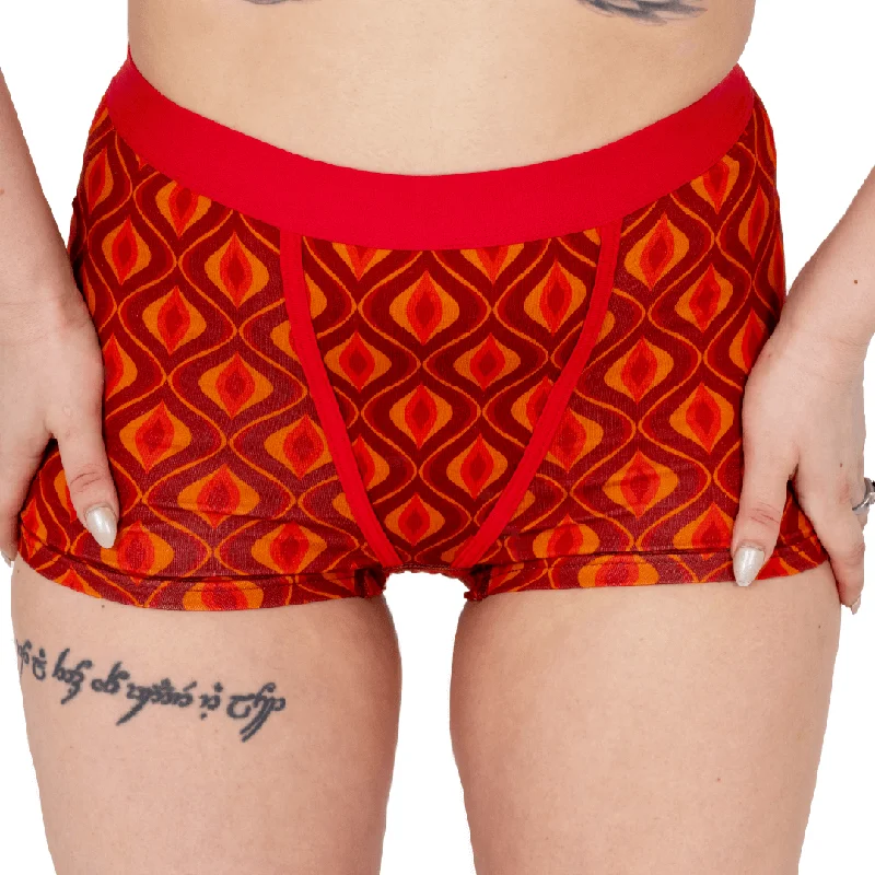 Boxer Briefs - Red Groovy