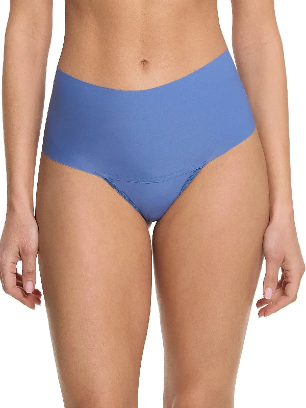 BreatheSoft® High Rise Thong Rainy Day Blue