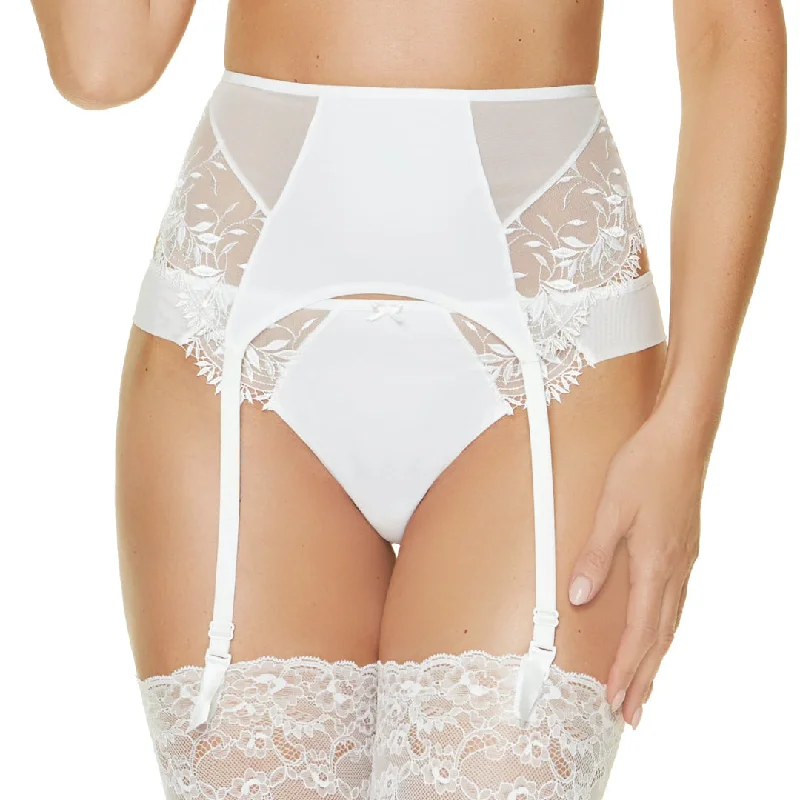 Bridal Sheer Mesh Garter Belt Gorteks Rome